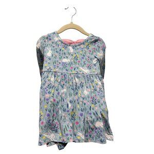 Little Sleepies Baby Blossom Long Sleeve Dress Romper Infant Size 12-18mo